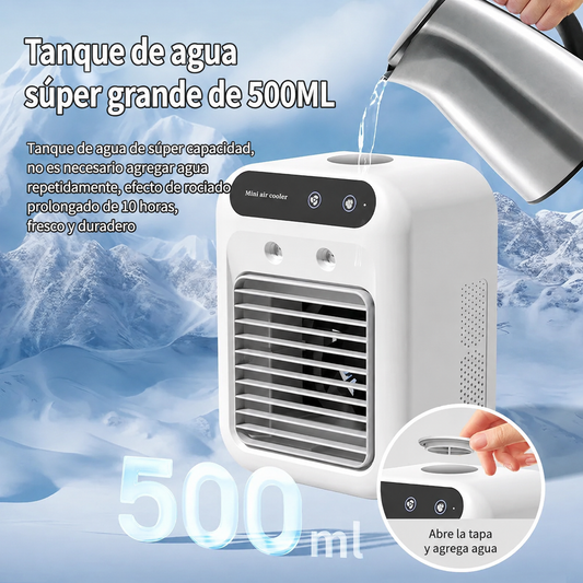 Mini Aire Acondicionado Portátil 3 en 1 ❄️