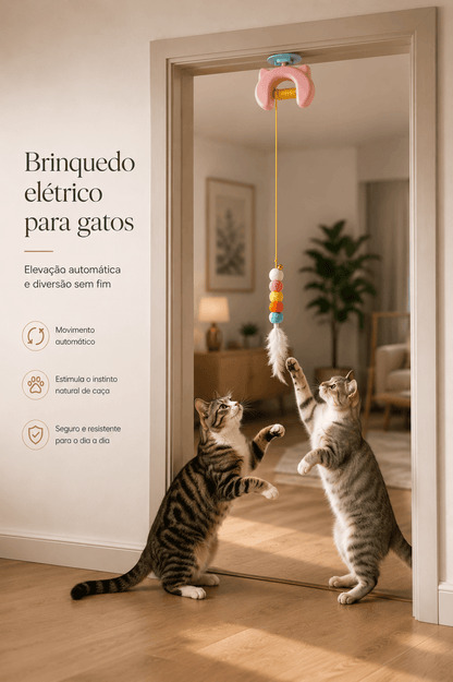 Brinquedo Interativo Elétrico para Gatos – Movimento Automático