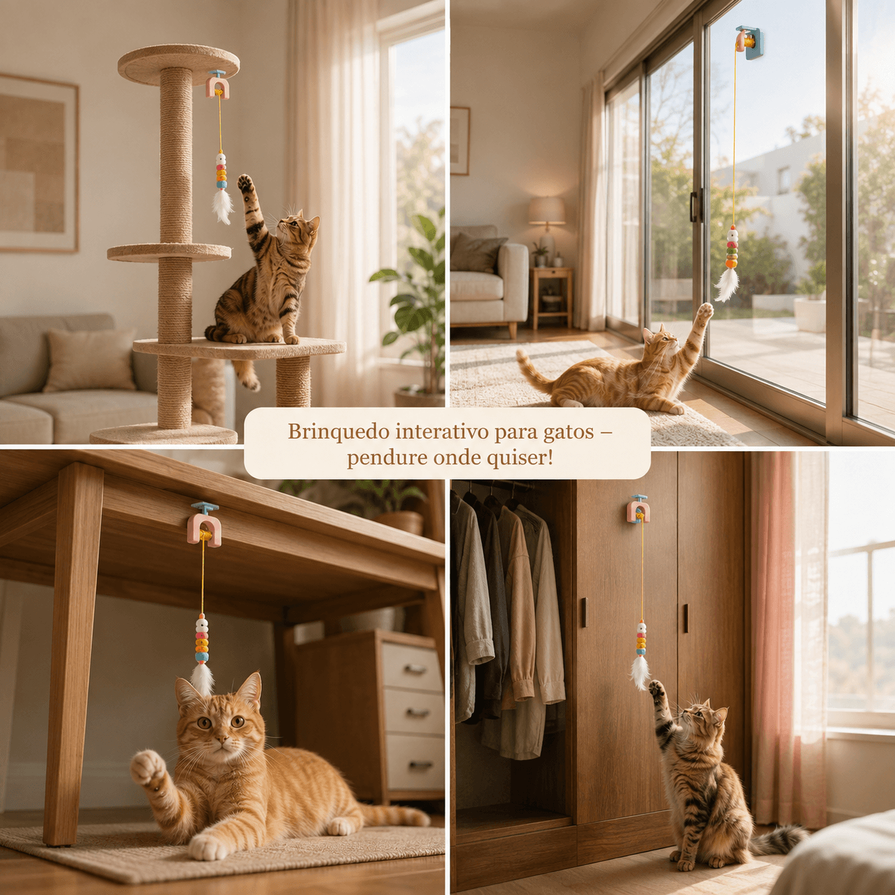 Brinquedo Interativo Elétrico para Gatos – Movimento Automático