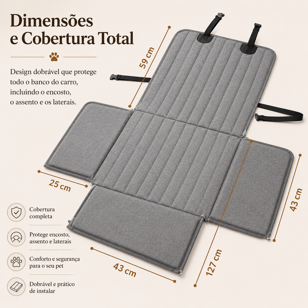 CAWAYI KENNEL Cubierta de asiento de coche para perros, transportador de viaje para gatos, bolsa para cachorros, hamaca plegable, impermeable, cesta para perros, transportadores para mascotas
