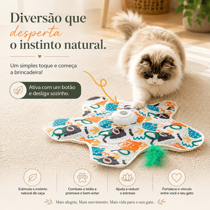 Tapete Inteligente para Gatos | Brinquedo Interativo Automático USB-C