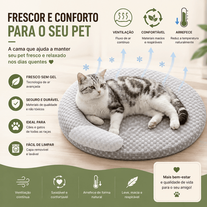 Cama Refrescante Premium para Cães e Gatos