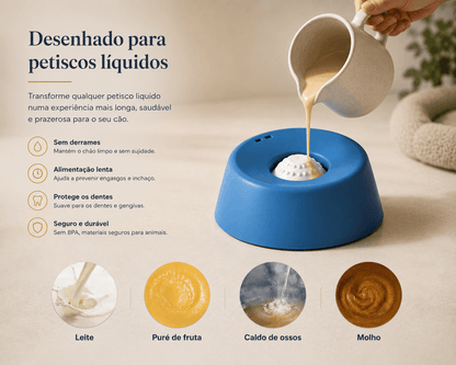 Taça Interativa 360° para Petiscos Líquidos