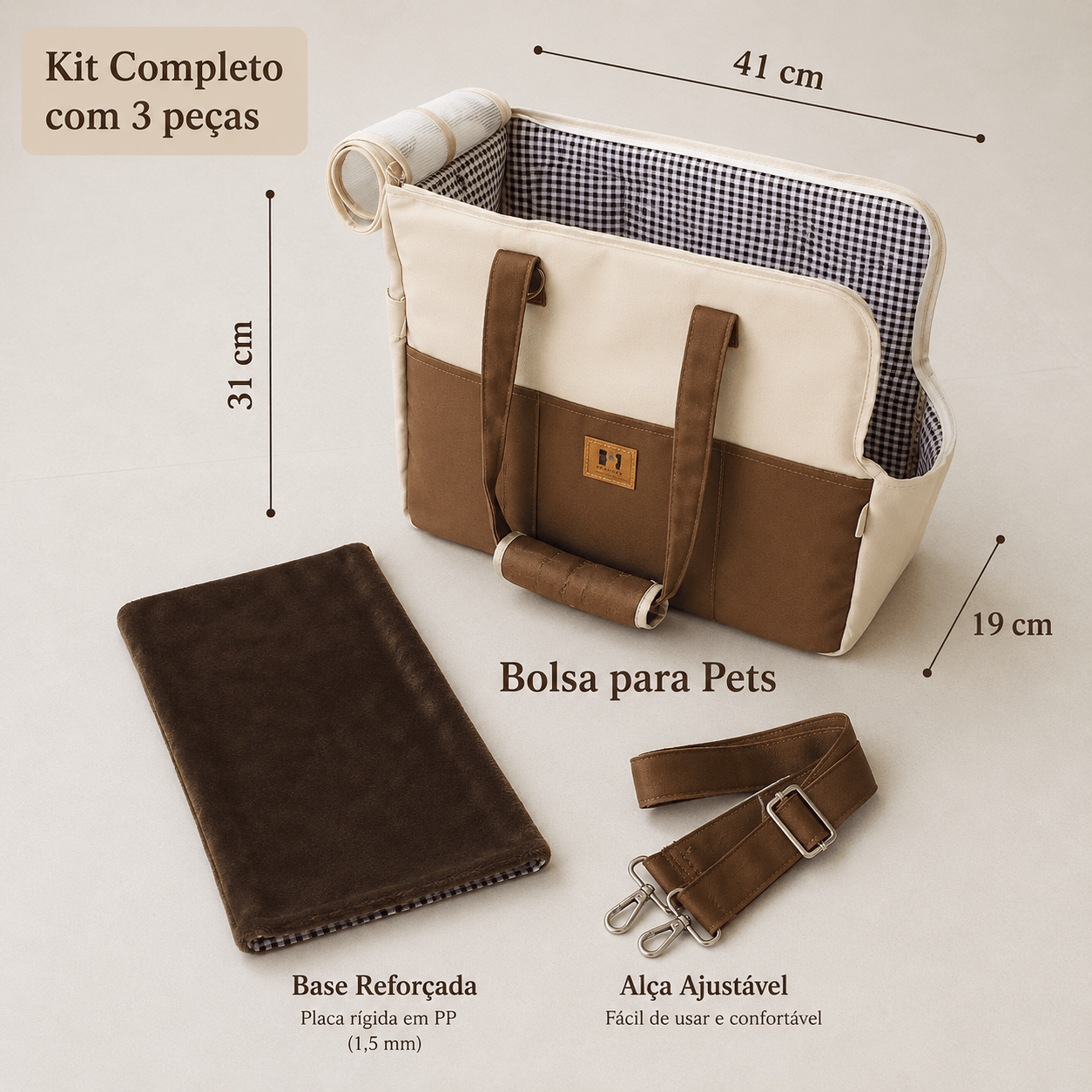 Bolso portador de hombro para perros pequeños, antideslizante, seguro, para viaje, asiento de coche para mascotas, cama acogedora para chihuahuas y gatos pequeños