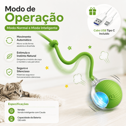 Bola Inteligente Interativa para Gatos