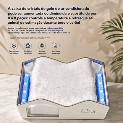 Casa Refrescante para Gatos e Cães – Cama de Arrefecimento para o Verão