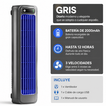 CoolTower. Ventilador Portátil Sin Aspas USB