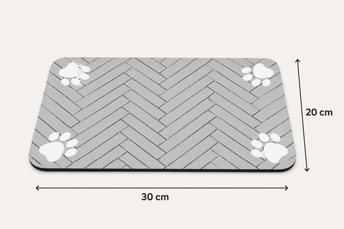 Tapete Absorvente para Comedouro de Cães e Gatos | Impermeável