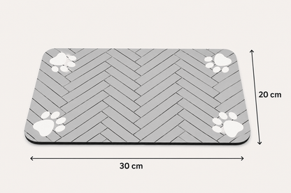 Tapete Absorvente para Comedouro de Cães e Gatos | Impermeável