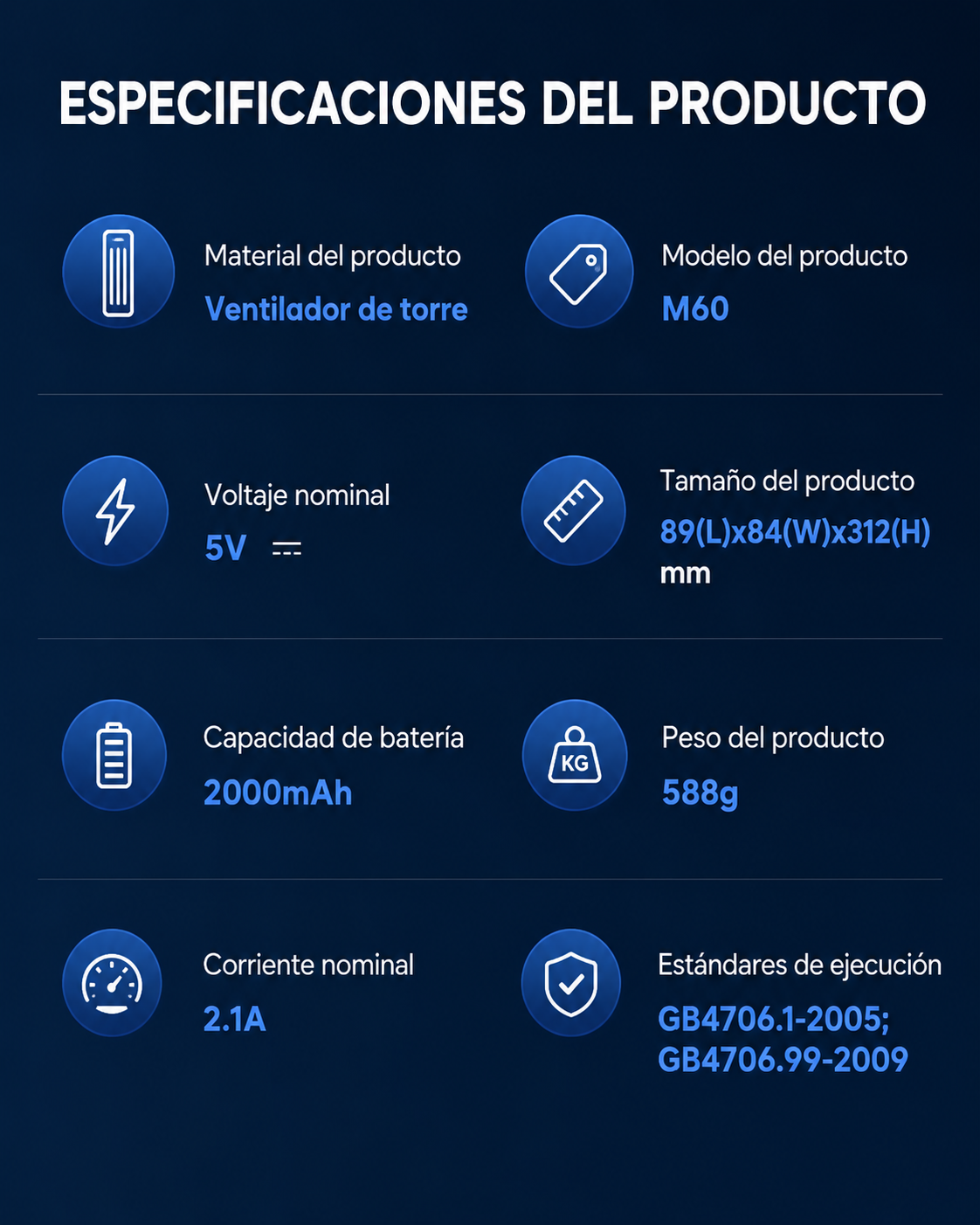 CoolTower. Ventilador Portátil Sin Aspas USB