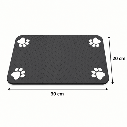 Tapete Absorvente para Comedouro de Cães e Gatos | Impermeável