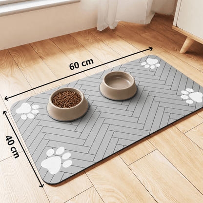 Tapete Absorvente para Comedouro de Cães e Gatos | Impermeável