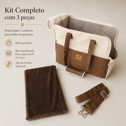 Bolso portador de hombro para perros pequeños, antideslizante, seguro, para viaje, asiento de coche para mascotas, cama acogedora para chihuahuas y gatos pequeños