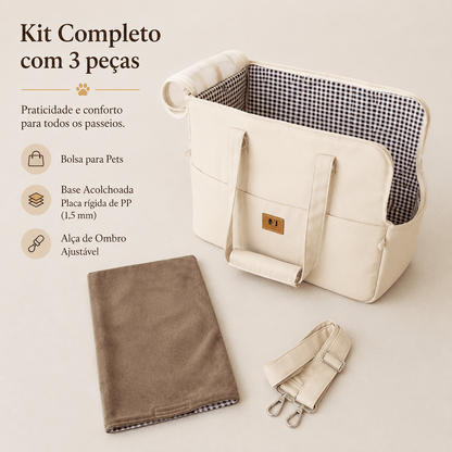 Bolso portador de hombro para perros pequeños, antideslizante, seguro, para viaje, asiento de coche para mascotas, cama acogedora para chihuahuas y gatos pequeños